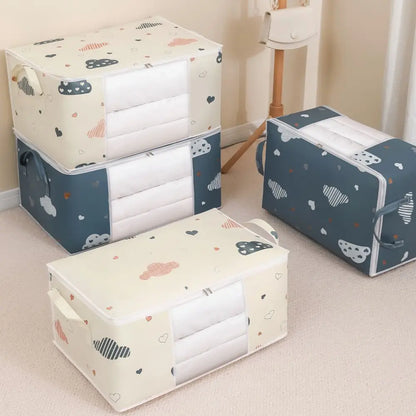 Large Capacity Multi-Purpose Storage Bag with Handles — Dustproof & Moisture-Resistant Non-Woven Fabric