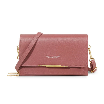 Women's Korean Multi-Card Wallet — Large Capacity Casual Shoulder Bag & Mobile Phone Purse