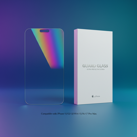 Tempered Glass Screen Protector for iPhone — Compatible with iPhone 11, 12, 13, 14, 15, 16, 17 Pro Max